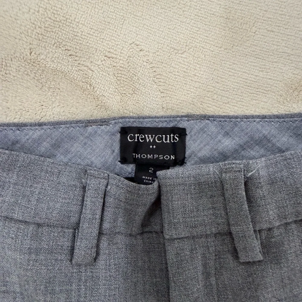 Crewcuts J.Crew Thompson Boys Size 2 Formal Set Shirt Pants Bow Tie Suspenders